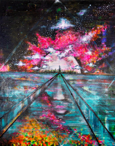 Mindfulness is A Journey Original Painting