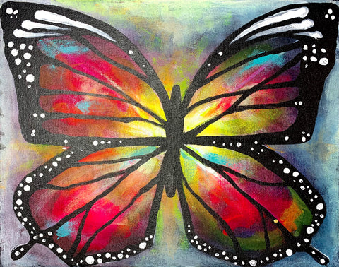 Art Social Sip and Paint - Spring Wings