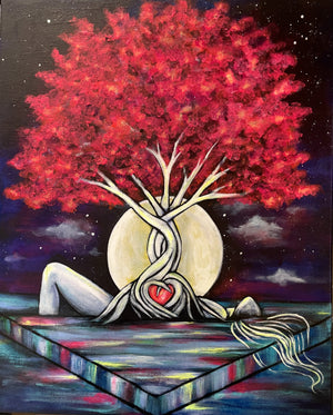 Large Rooted in Divine Love Print